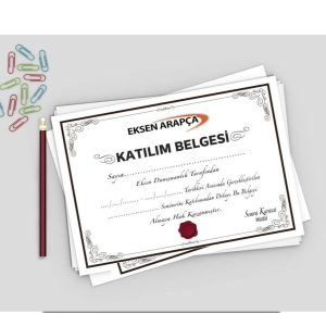 Sertifika Baskısı